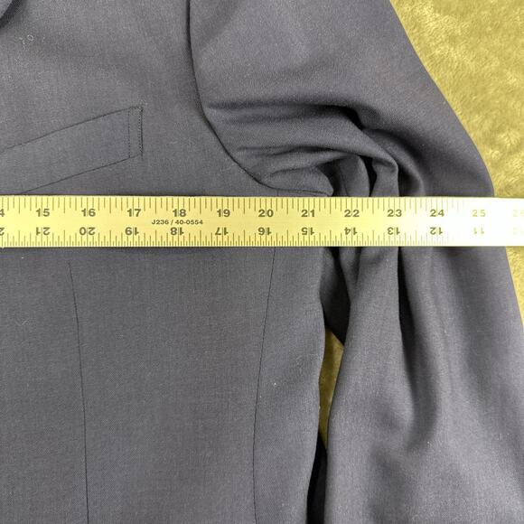 Vintage Polo Ralph Lauren Blazer Mens 44 Blue Flannel 100% Cashmere Jacket - Picture 8 of 8